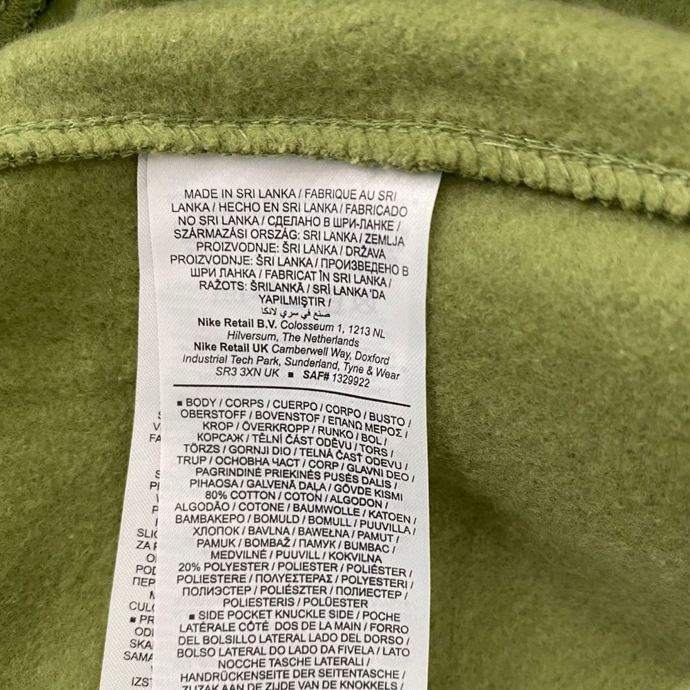 NWT Men's Nike Sportswear Club Fleece Pant Color Green Size XL - Picture 8 of 8